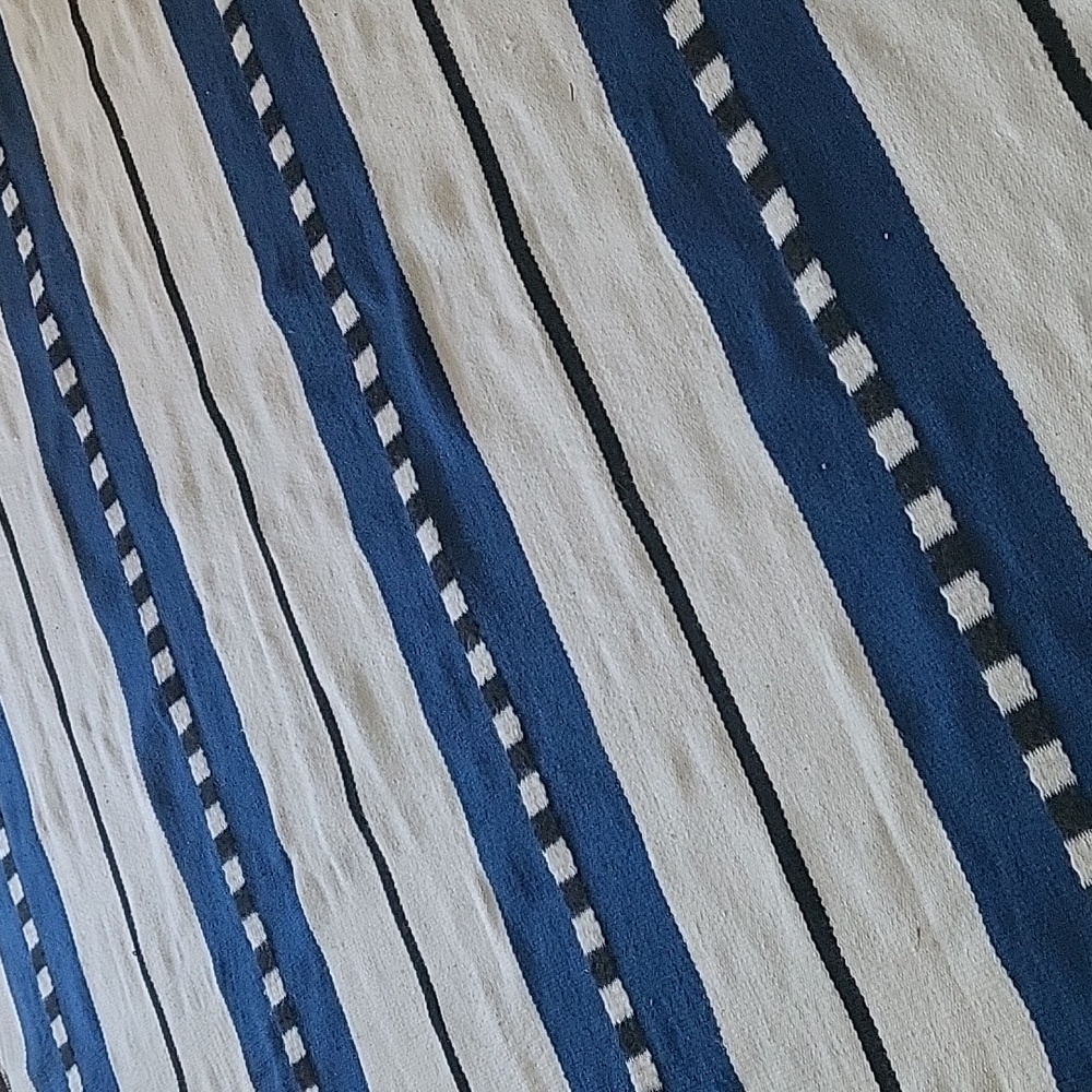 1 Ballard Designs Sorento Performance Rug Blue and White  199 - Picture 5 of 5